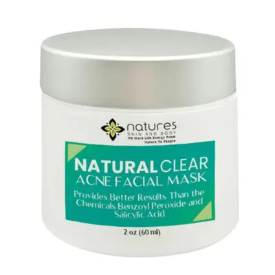 Natural Clear-Acne Treatment Mask-Provides Better Results Than The Chemicals Benzoyl Peroxide And Salicylic Acid.