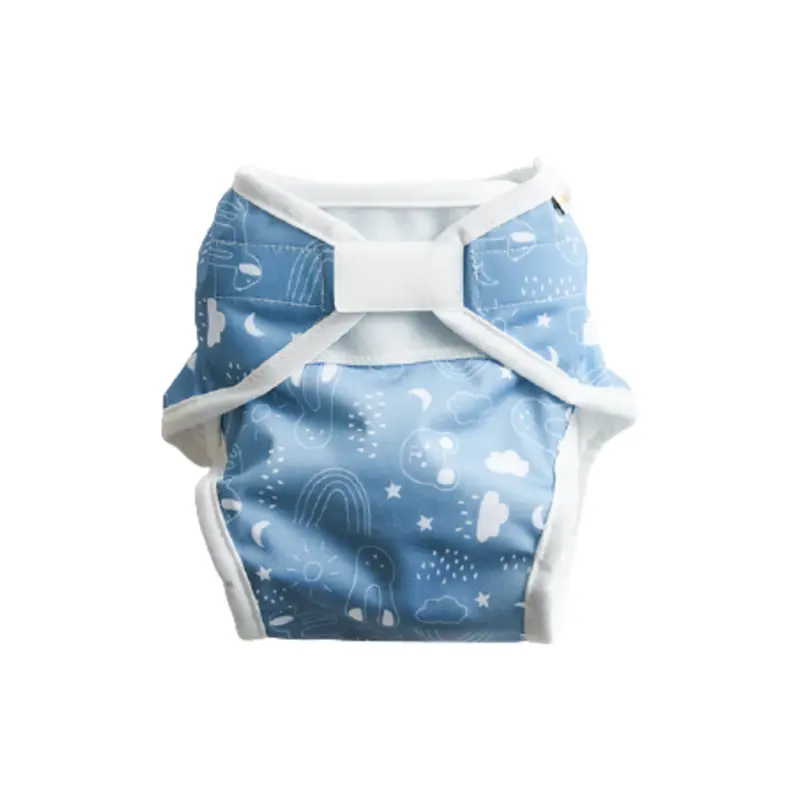 Vimse Diaper Cover Size M, Blue Teddy
