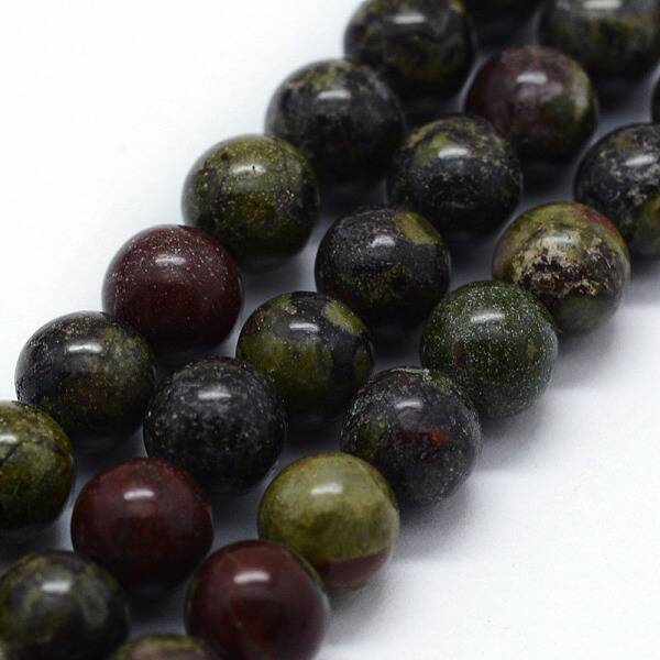 Natural Bloodstone Beads Strands