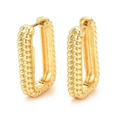 Brass Hoop Earrings