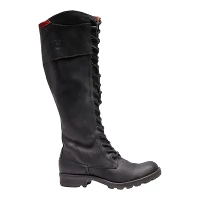 GANT Lace-Up Boots Black Leather Womens UK 3