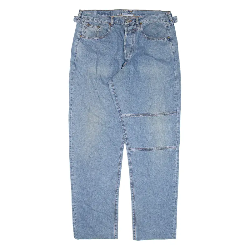 J TAVERNITI Mens Jeans Blue Regular Straight W34 L31