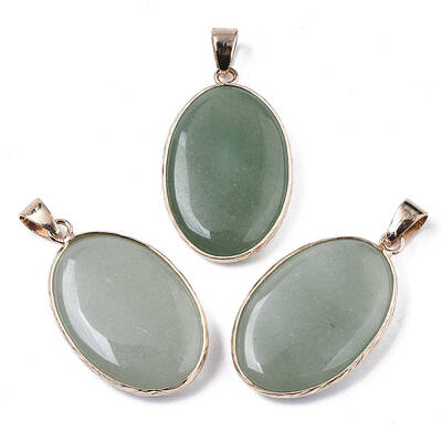 Natural Green Aventurine Pendants