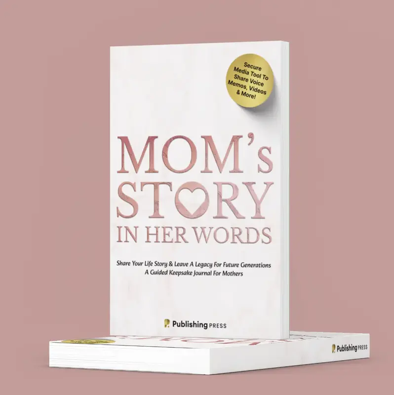 Mom's Story In Her Words: Share Your Life Story And Leave A Legacy For Future Generations, A Guided Keepsake Journal For Moth...