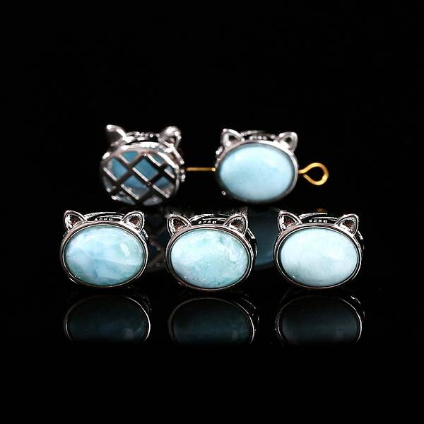 Natural Larimar Beads