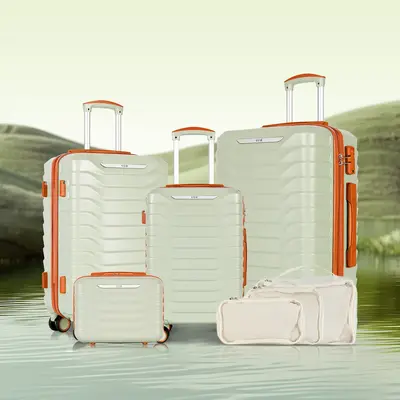 ćLIVEćUUH Luggage Set with TSA Locks, Suitcase for Travel, Hardshell Luggage TSA Lock Spinner Wheels Hardshell Lightweigh...