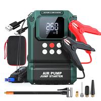 Roadjoy Jump Starter Jump Box With Air Compressor 5000A Air Pump Jump 150PSI  Jump Starter Pack With Digital Tire Inflator Ca...