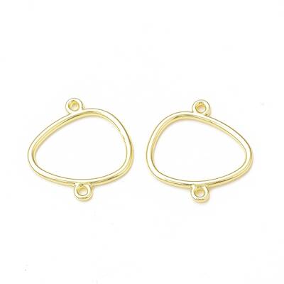 Rack Plating Alloy Outline Connector Charms