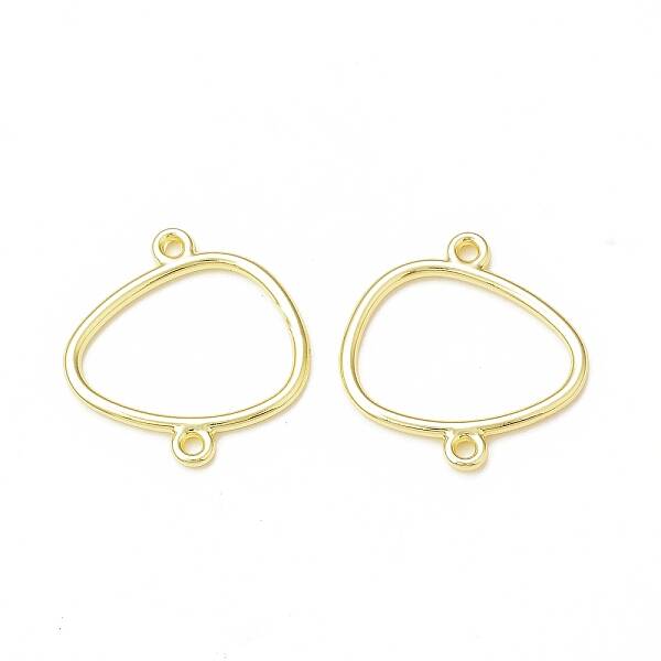 Rack Plating Alloy Outline Connector Charms