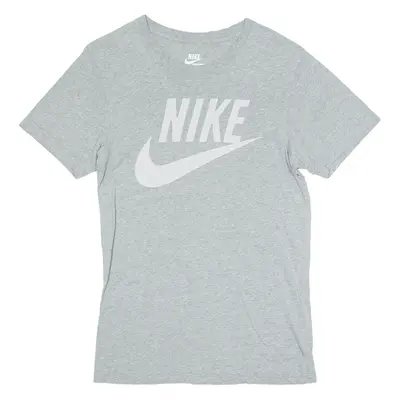 NIKE Slim Fit Mens T-Shirt Grey Crew Neck S