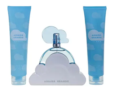 Set Ariana Grande: Cloud Eau De Parfum Per Donna 100 ml + Cloud Idratante Lozione Corpo 100 ml + Cloud Bagnodoccia Corpo 100 ...