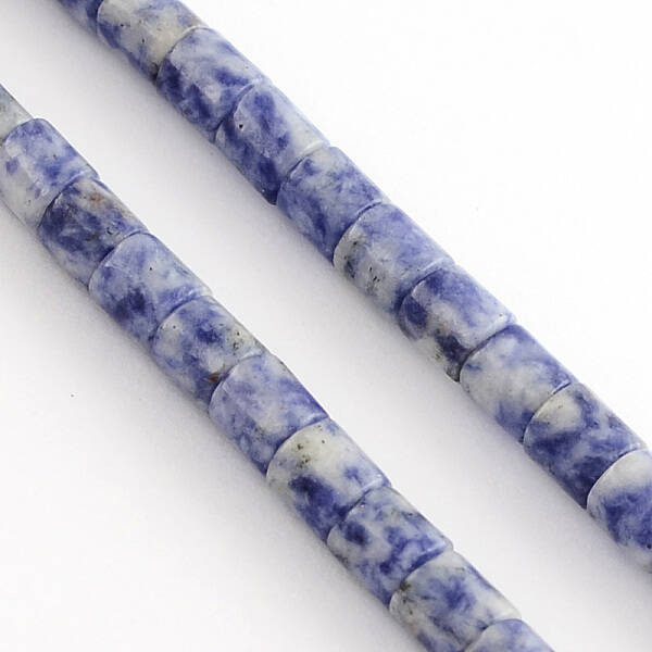 Natural Blue Spot Jasper Bead Strands