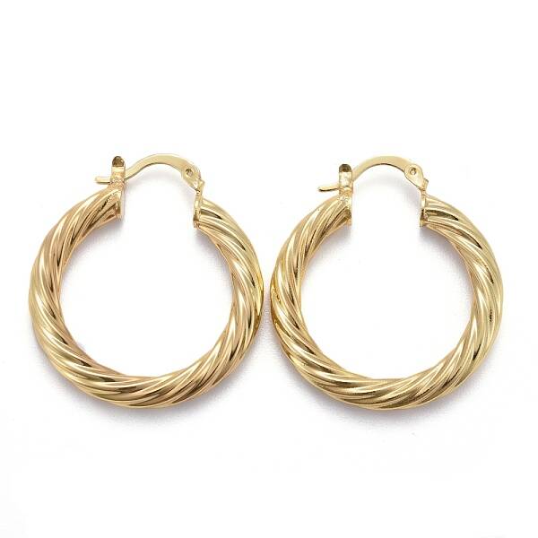 Brass Hoop Earring