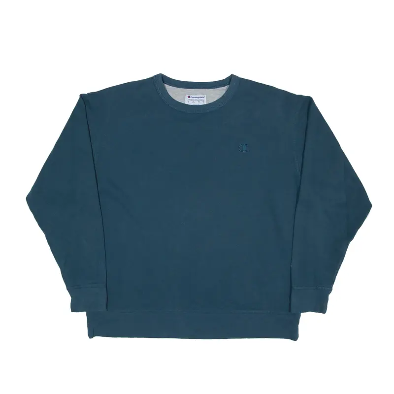 CHAMPION Sweatshirt Green Mens XL