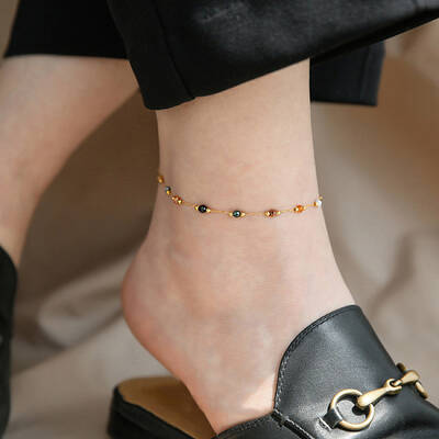 316L Surgical Stainless Steel Charm Anklets for Women