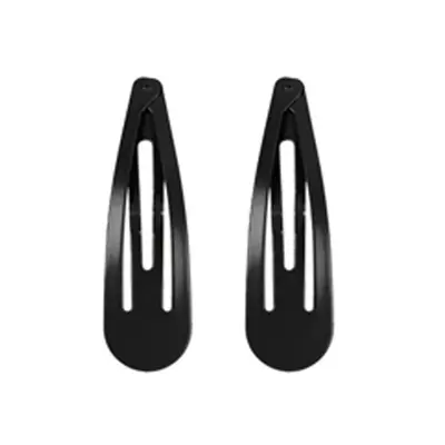 Eurostil Black color clips 5 cm