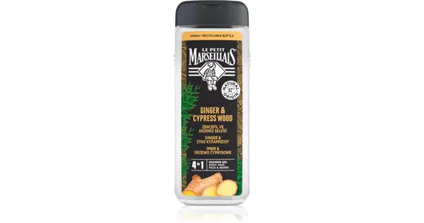 Le petit marseillais Ginger and Cypress Wood Gel - 400ml