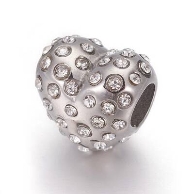 304 Stainless Steel European Style Beads