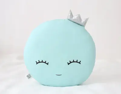 Full Moon Pillow (6 colors) with Crown