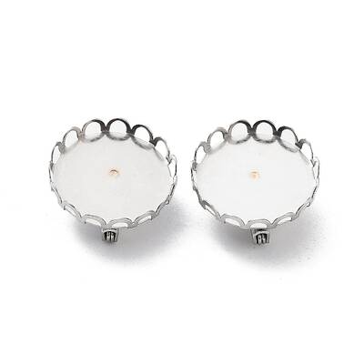 Non-Tarnish 304 Stainless Steel Brooch Base Settings