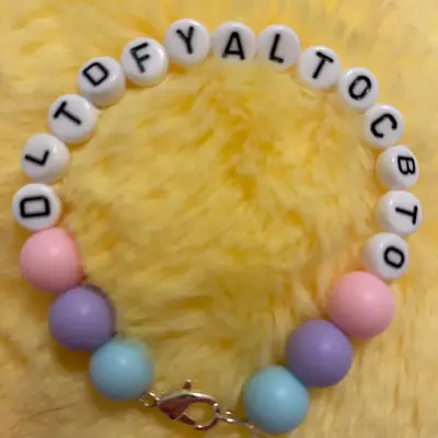 Don’t let this darkness fool you bracelet