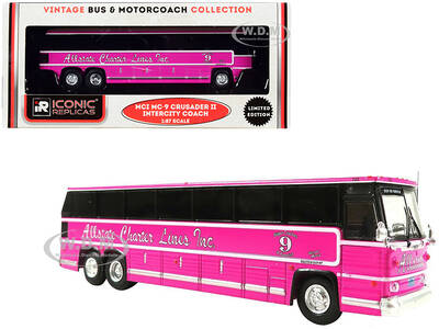 1980 MCI MC-9 Crusader II Intercity Coach Bus Pink \