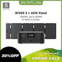 [Separate Shipping] River 3 and 45 Watt Solar Panel Bundle LFP Battery #Outdoorfun