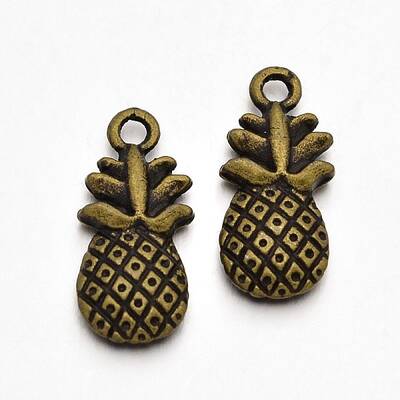 Pineapple Tibetan Style Alloy Pendants