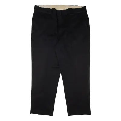 DICKIES Workwear Mens Trousers Black Relaxed Tapered W38 L29