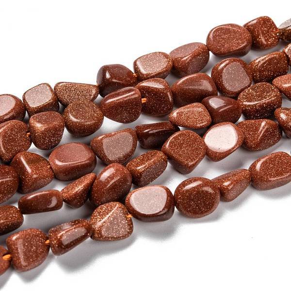 Synthetic Goldstone Beads Strands