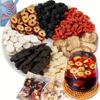 NewKidney Support Ginseng Five Treasure Tea – Herbal Blend with Red Dates, Goji & Mulberry | Caffeine-Free