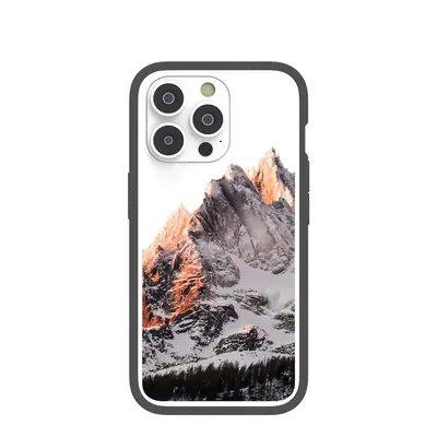 Clear Alps iPhone 14 Pro Case With Black Ridge