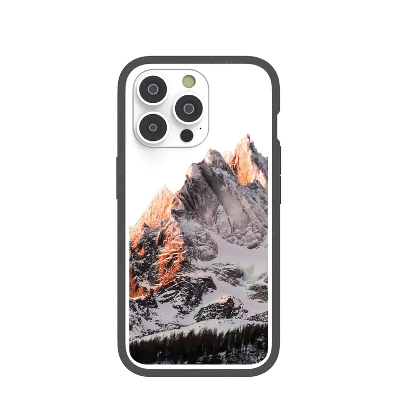 Clear Alps iPhone 14 Pro Case With Black Ridge
