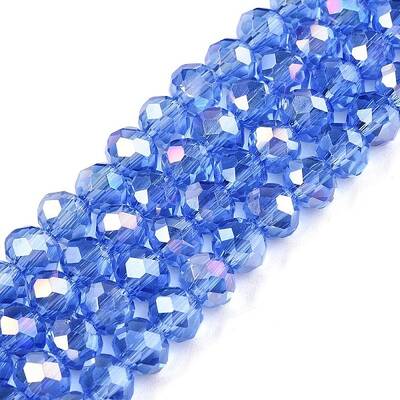 Electroplate Glass Beads Strands