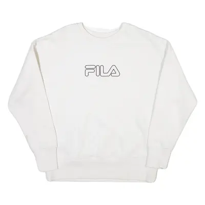 FILA Mens Sweatshirt White S
