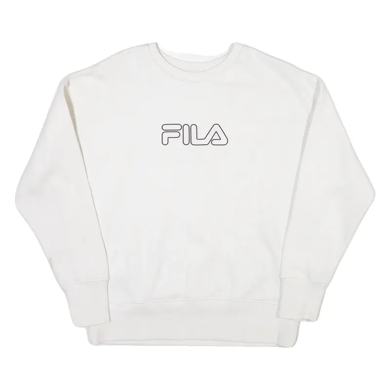FILA Mens Sweatshirt White S