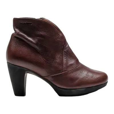 WONDERS Ankle Boots Brown Leather Womens UK 3