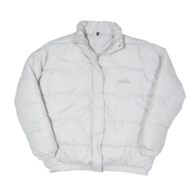 ELLESSE Insulated White Puffer Jacket S