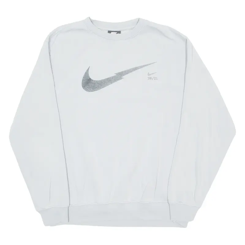 NIKE Womens Sweatshirt Grey Crew Neck M