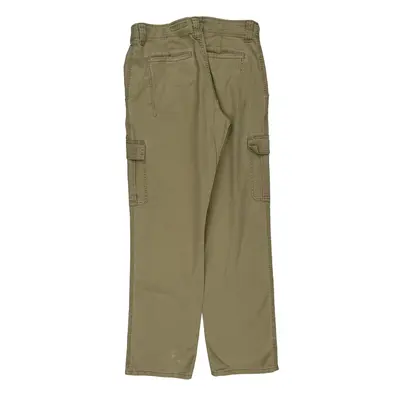 Wrangler Cargo Trousers - 32? Waist Khaki Cotton Blend