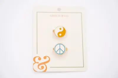 Friendship rings - Peace/Ying Yang