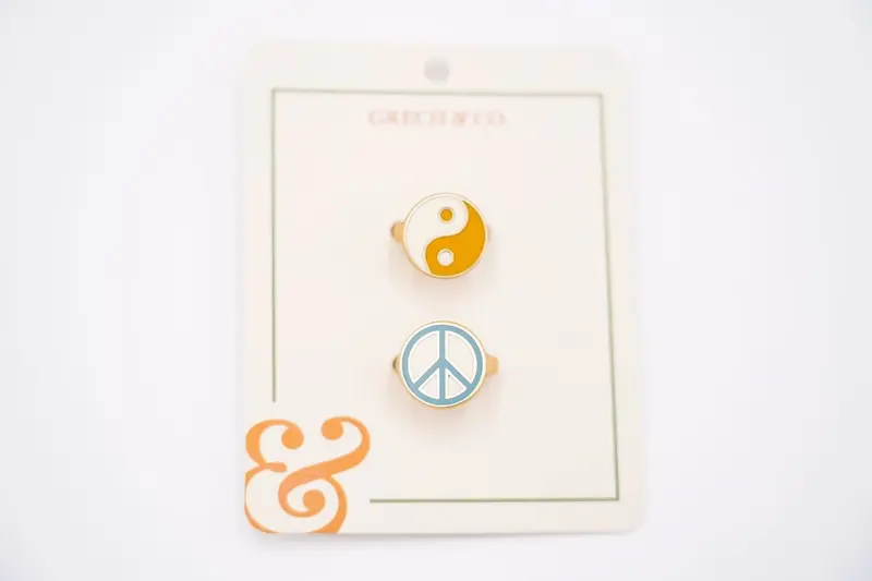 Friendship rings - Peace/Ying Yang