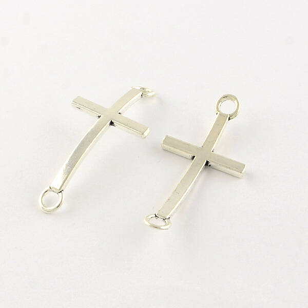 Sideways Cross Tibetan Style Alloy Links connectors