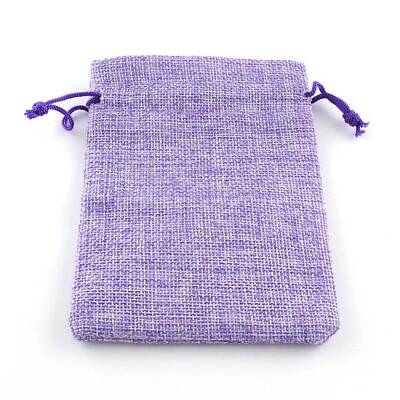 Burlap Packing Pouches Drawstring Bags