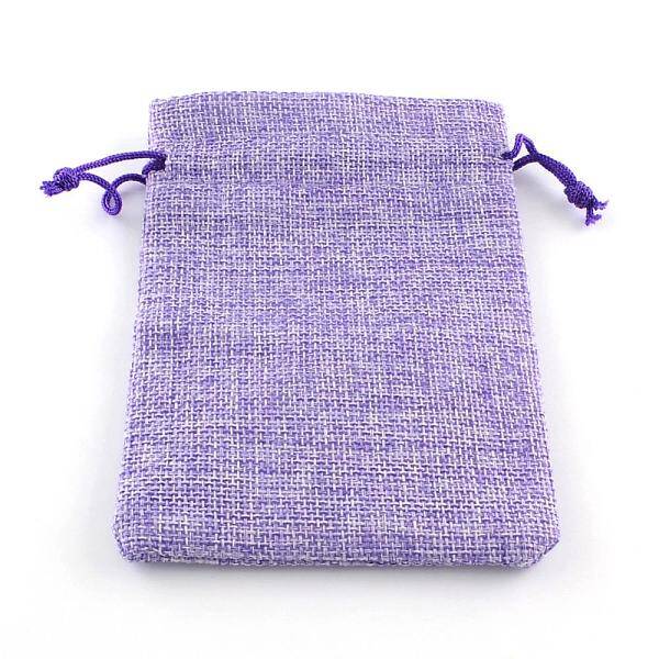 Burlap Packing Pouches Drawstring Bags