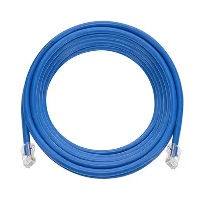 45406 Monoprice 25ft Cat6A RJ45 26AWG Pure Bare Copper Patch Cable Non-booted Ethernet Cable Blue