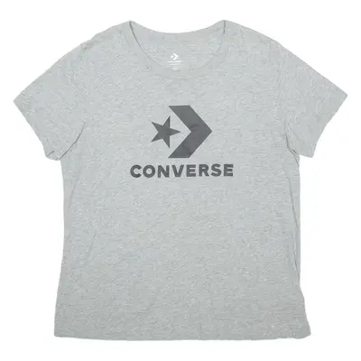 CONVERSE Classic Fit Mens T-Shirt Grey L