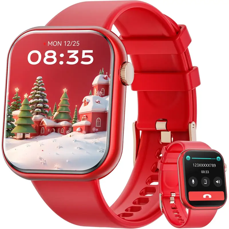 Smart-watch Wristwatch for Answer/Make Calls, 1.85-inch HD Touch Screen Fitness Watch with 100+ Workout Modes, Waterproof Tra...