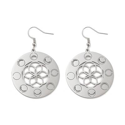 Non-Tarnish 304 Stainless Steel Dangle Earrings
