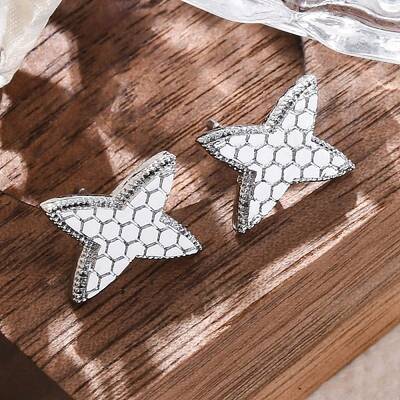 Brass Stud Earrings